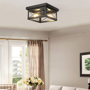 Rectangular flush store mount light